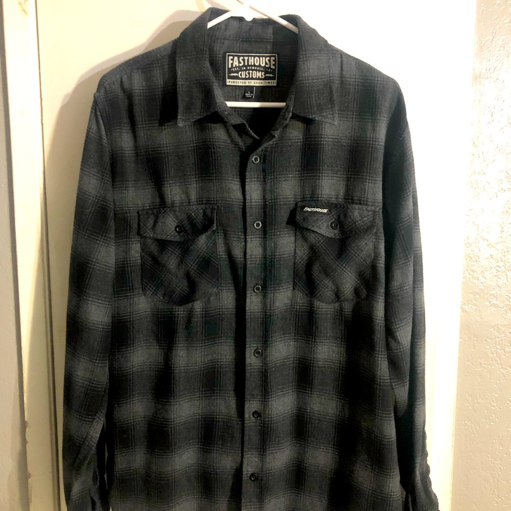 Fasthouse Saturday night special flannel large